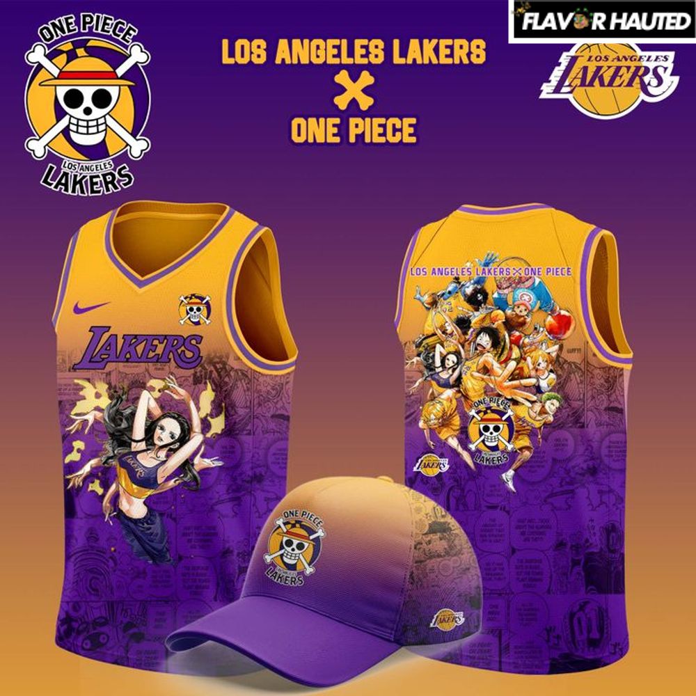 Los Angeles Lakers x Nico Robin One Piece Special Basketball Jersey Los Angeles Lakers x Nico Robin One Piece Special Basketball Jersey