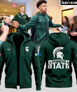 Michigan State Spartans Men’s Basketball 2025 Zip Hoodie