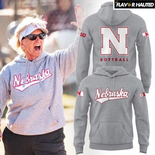 Nebraska Cornhuskers Softball Limited Edition Grey Hoodie