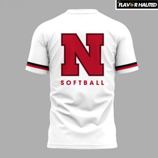 Nebraska Cornhuskers Softball Limited Edition White T-Shirt