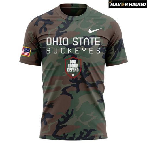 Ohio State Buckeyes Military Appreciation Limited Edition Camo T-Shirt