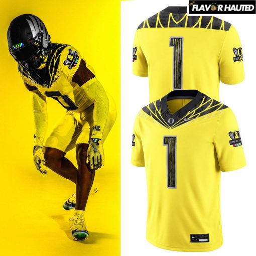 Oregon Ducks Alternate Custom Special Gold Football Jersey