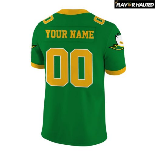 Oregon Ducks Big 10 Green Football Jersey