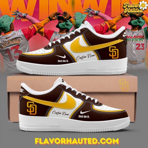 San Diego Padres Custom Name Limited Edition Air Force 1