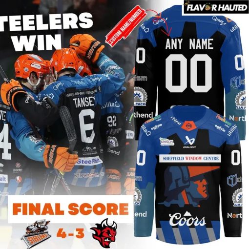 Sheffield Steelers Personalized Ice Special Hockey Jersey