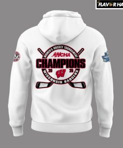 Wisconsin Badgers 2025 Womens Hockey Tournament Champions Hoodie
