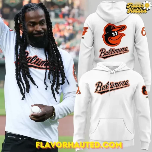 Baltimore Orioles 2025 Classic White Logo Hoodie