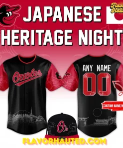 Baltimore Orioles 2025 Japanese Heritage Night Special Baseball Jersey