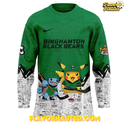 Binghamton Black Bears x Pokémon Special Hockey Jersey