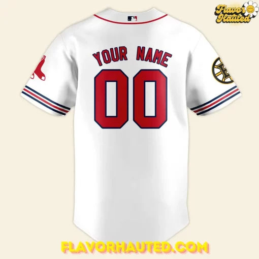 Boston Bruins Night x Boston Red Sox 2025 Baseball Jersey