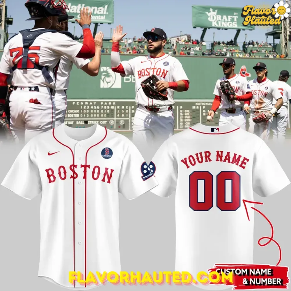 Boston Red Sox 2025 Boston Strong White Baseball Jersey Boston Red Sox 2025 Boston Strong White Baseball Jersey