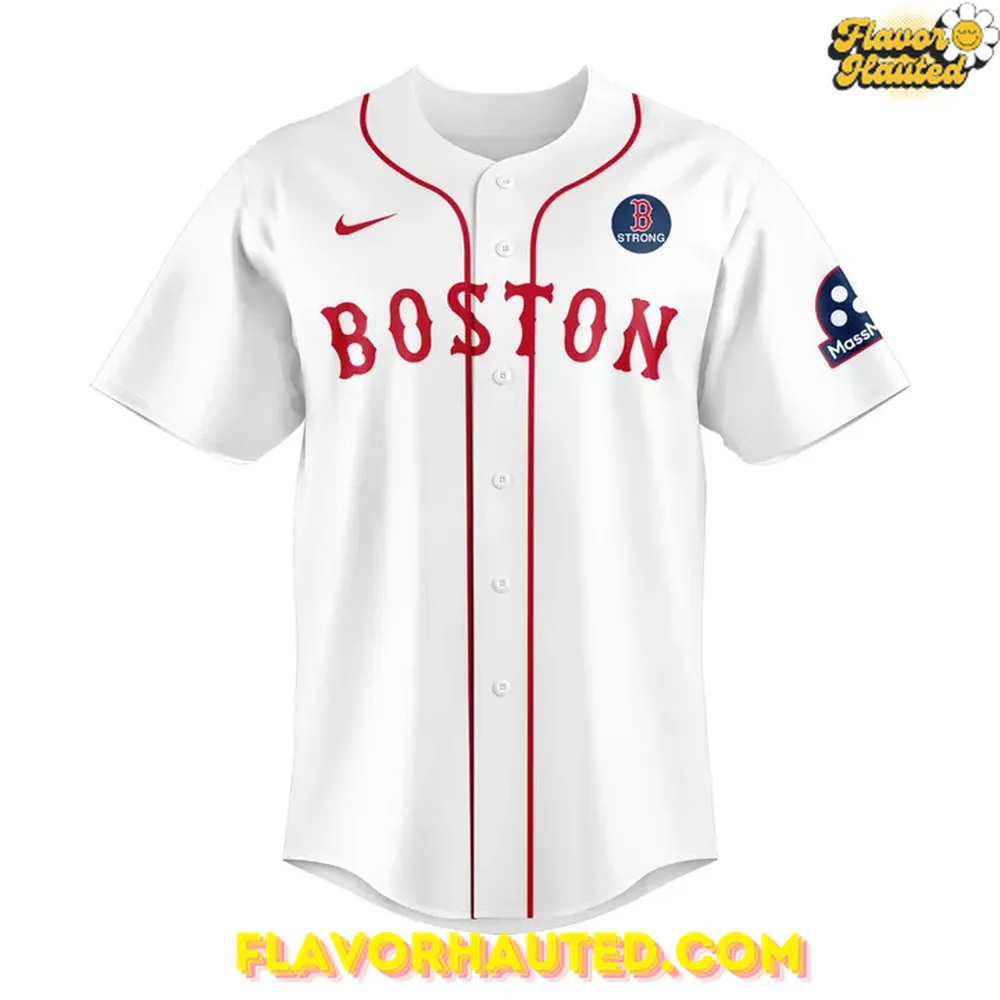 Boston Red Sox 2025 Boston Strong White Baseball Jersey Boston Red Sox 2025 Boston Strong White Baseball Jersey