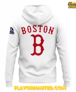 Boston Red Sox 2025 Boston Strong White Hoodie 3