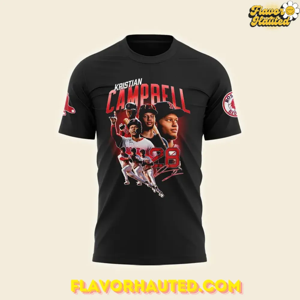 Boston Red Sox Kristian Campbell Rookie Special T-Shirt Boston Red Sox Kristian Campbell Rookie Special T-Shirt