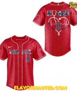 Boston Red Sox Nurses Night Special Red Baseball Jersey