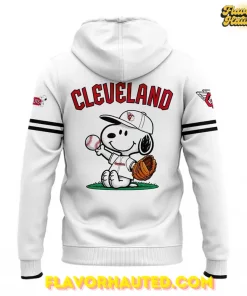 Cleveland Guardians x Peanuts Snoopy Day 2025 Special Hoodie 3