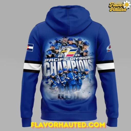 Colorado Eagles 2025 Pacific Division Champions Hoodie