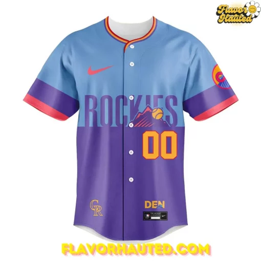 Colorado Rockies City Connect Skyline 2025 Baseball Jersey