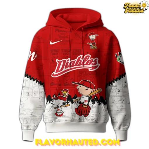 Diablos Rojos del México 75th Anniversary of Peanuts Special Hoodie