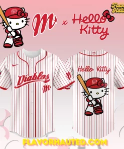 Diablos Rojos del México x Hello Kitty Night 2025 Baseball Jersey