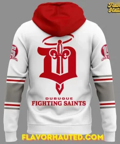 Dubuque Fighting Saints Official Team Special Hoodie 3