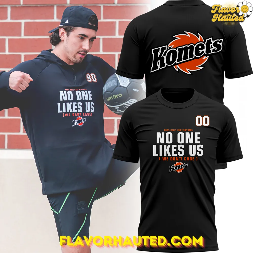 Fort Wayne Komets No One Likes Us 2025 Kelly Cup Playoffs T-Shirt Fort Wayne Komets No One Likes Us 2025 Kelly Cup Playoffs T-Shirt