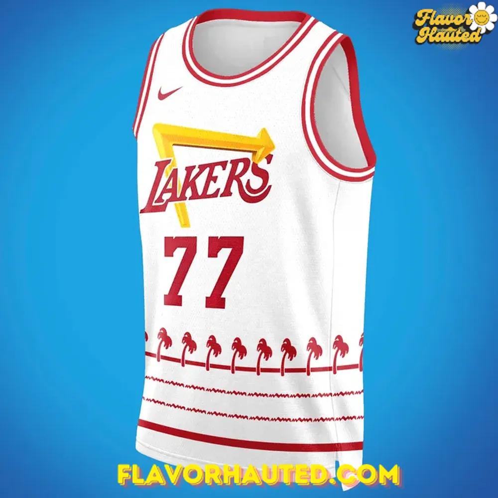 Los Angeles Lakers x In-N-Out Burger Custom Basketball Jersey Los Angeles Lakers x In-N-Out Burger Custom Basketball Jersey