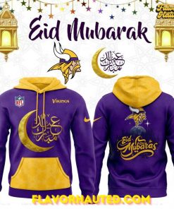 Minnesota Vikings Eid Mubarak 2025 Special Hoodie