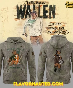Morgan Wallen Mossy Oak Bear Camo Tour 2025 Special Hoodie