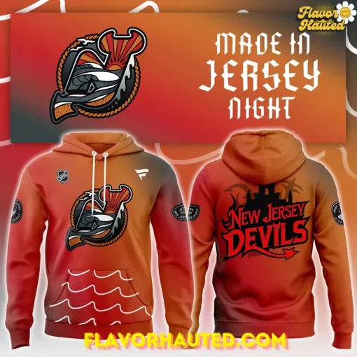 New Jersey Devils Made In Jersey Night 2025 Special Hoodie