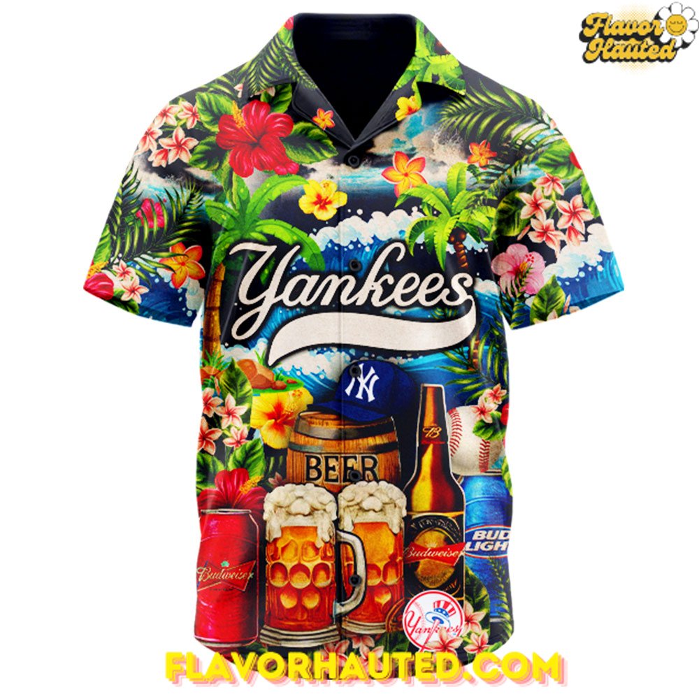 New York Yankees MLB Summer Limited 2025 Hawaiian Shirt New York Yankees MLB Summer Limited 2025 Hawaiian Shirt