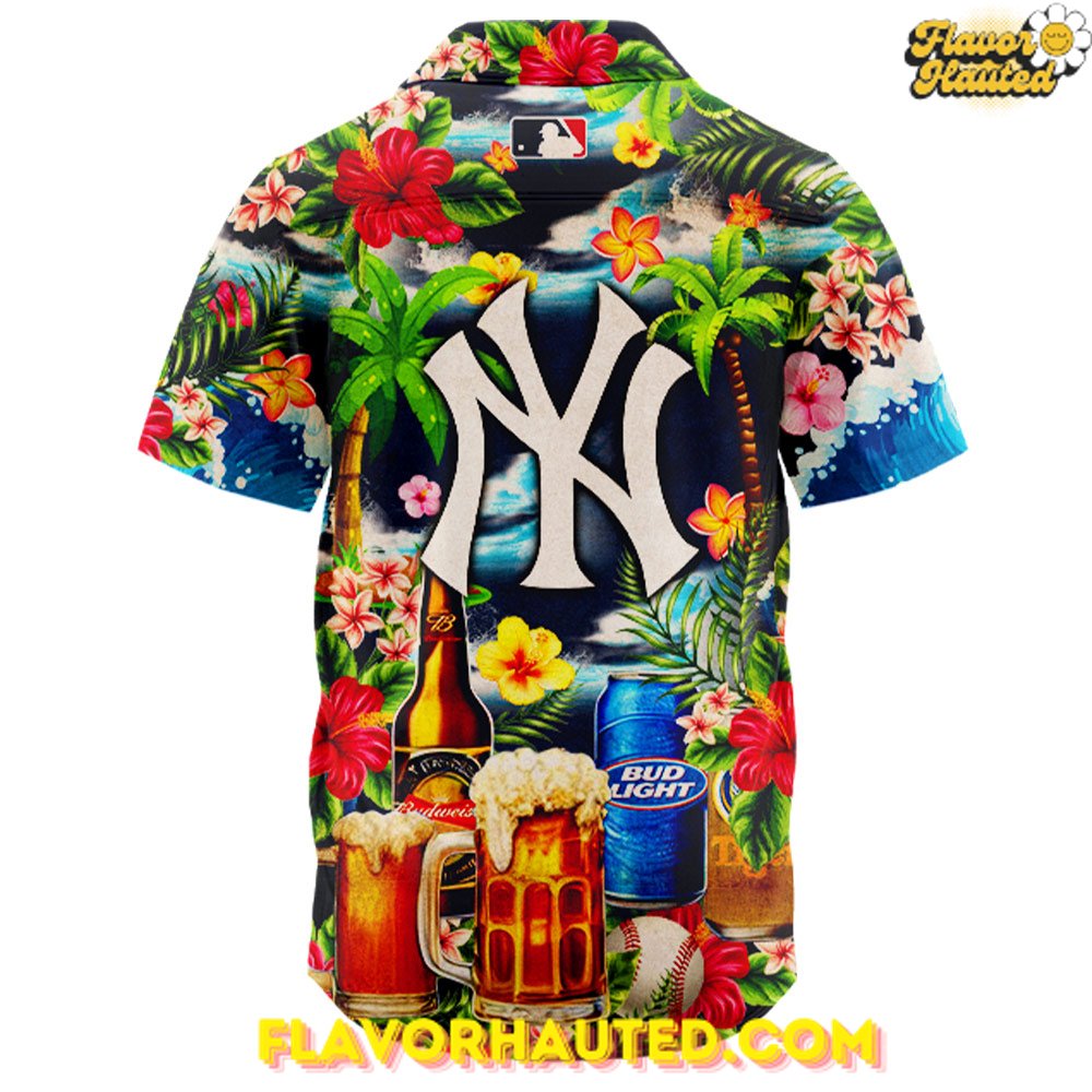 New York Yankees MLB Summer Limited 2025 Hawaiian Shirt New York Yankees MLB Summer Limited 2025 Hawaiian Shirt