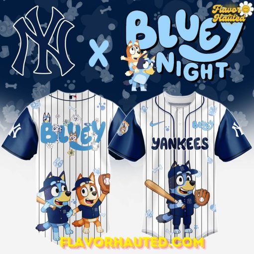 New York Yankees MLB x Bluey And Bingo 2025 Limited Baseball Jersey