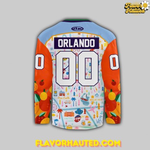Orlando Solar Bears 150th Anniversary Custom Special Hockey Jersey