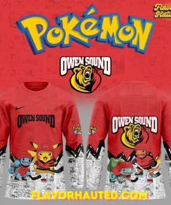 Owen Sound Attack x Pokémon Special Hockey Jersey