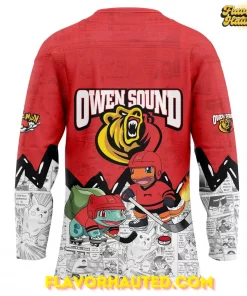 Owen Sound Attack x Pokémon Special Hockey Jersey 3