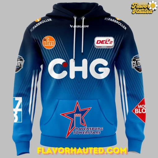 Ravensburg Towerstars Official Hockey Team Hoodie
