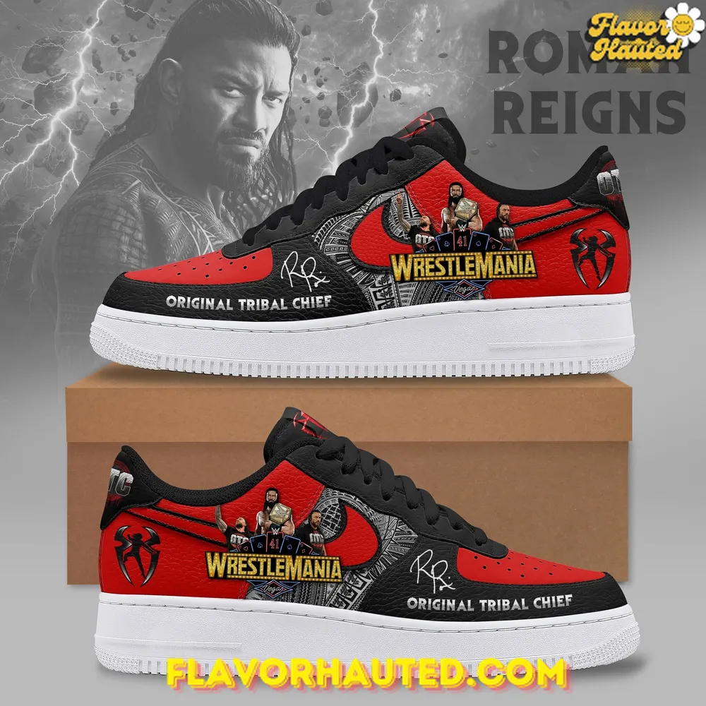 Roman Reigns WrestleMania Limited Edition Nike Air Force 1 Roman Reigns WrestleMania Limited Edition Nike Air Force 1