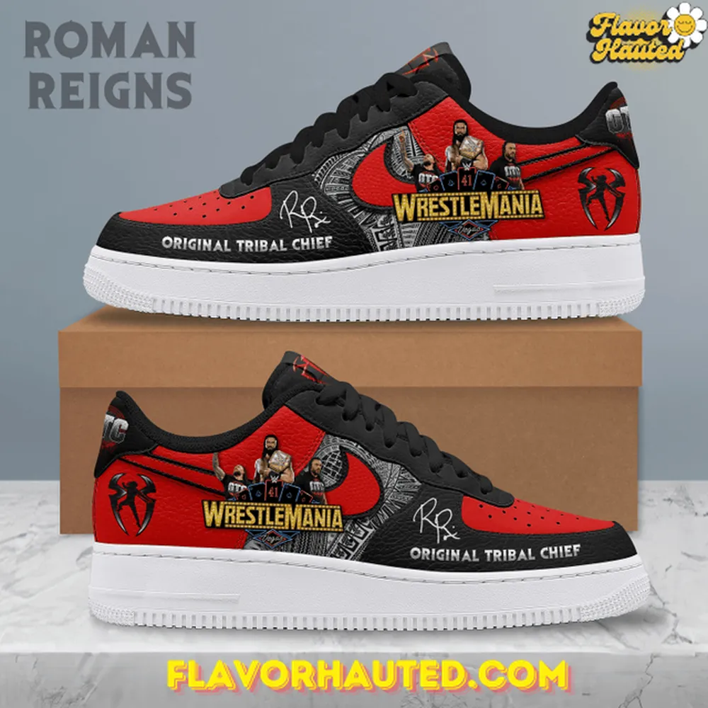 Roman Reigns WrestleMania Limited Edition Nike Air Force 1 Roman Reigns WrestleMania Limited Edition Nike Air Force 1