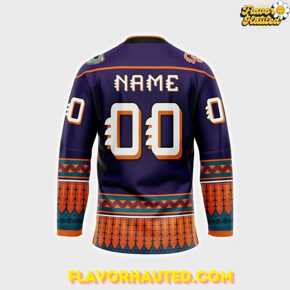 SJ Barracuda x Tigres Del Mar 2025 Special Hockey Jersey SJ Barracuda x Tigres Del Mar 2025 Special Hockey Jersey