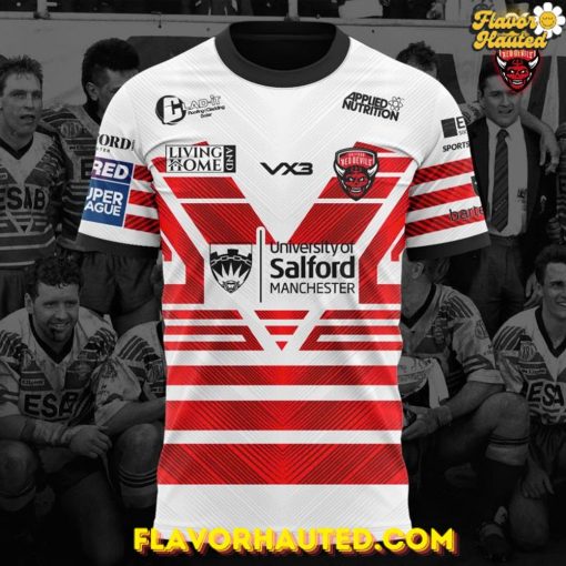 Salford Red Devils 2025 Magic Weekend Kit Collection T-Shirt
