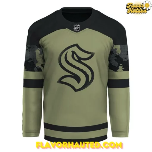 Seattle Kraken Salute To Service Special Hockey Jersey