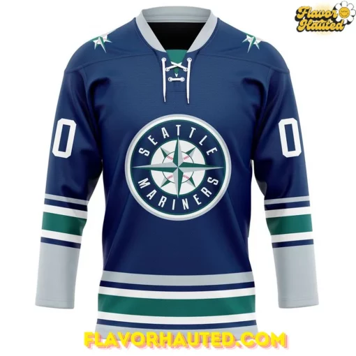 Seattle Mariners Custom Special Hockey Jersey