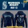 Seattle Mariners Nurses Night Navy Blue Hoodie