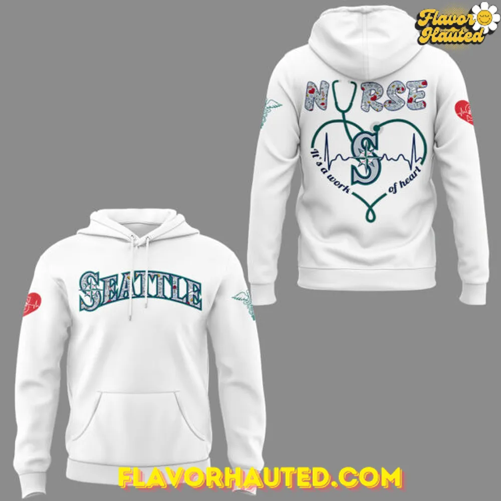Seattle Mariners Nurses Night White Special Hoodie Seattle Mariners Nurses Night White Special Hoodie