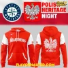 Seattle Mariners Polish Heritage Night Special Red Hoodie