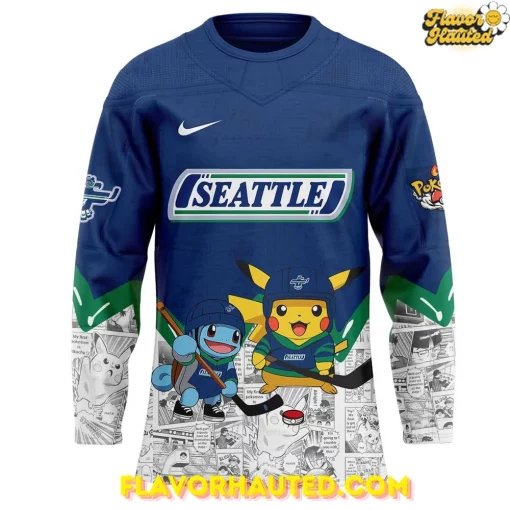 Seattle Thunderbirds x Pokémon Special Hockey Jersey