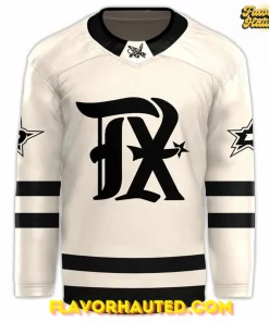 Texas Rangers x Dallas Stars Night 2025 Custom Hockey Jersey