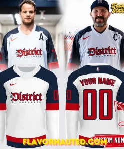 District of Columbia 2025 Custom Hockey Jersey