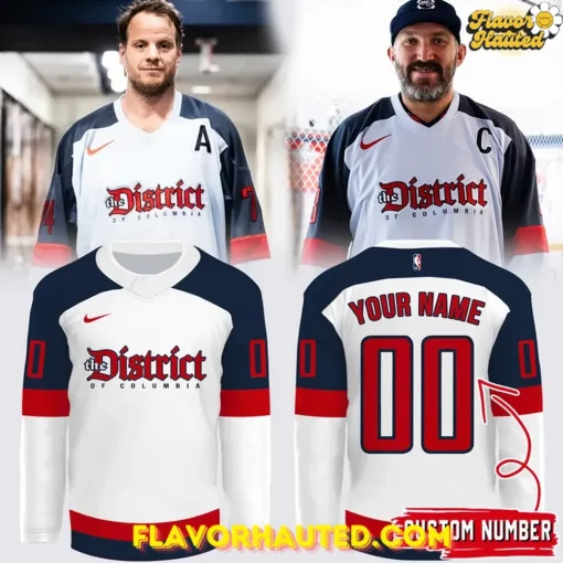 District of Columbia 2025 Custom Hockey Jersey